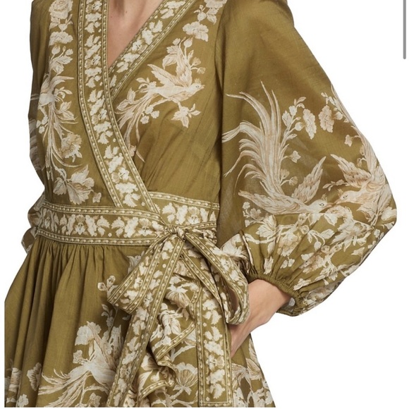 Zimmermann Anneke Wrap Dress Size 1 AU - Picture 2 of 5